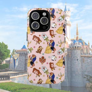 Custodia per cellulare ispirata a Pink Belle / Custodia magica per cellulare / Disponibile per dispositivi iPhone, Samsung e Google!