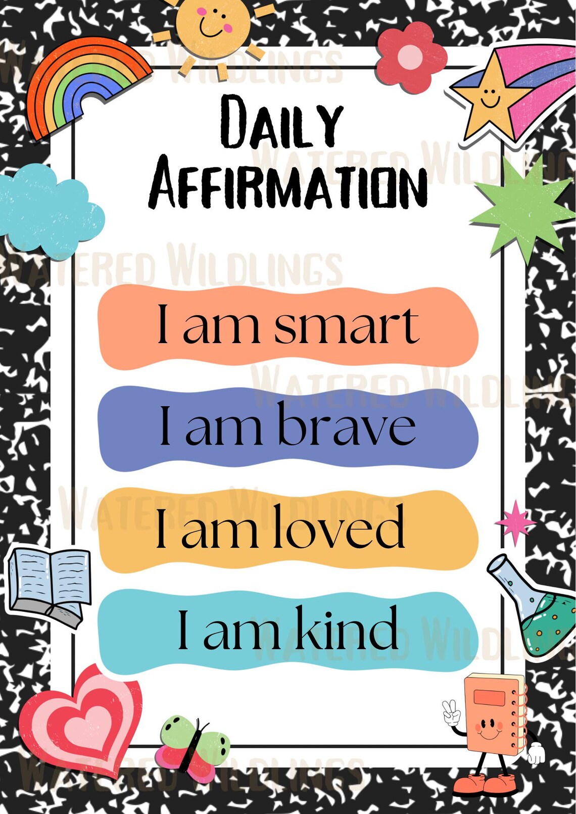 Daily Affirmation Printable - Etsy