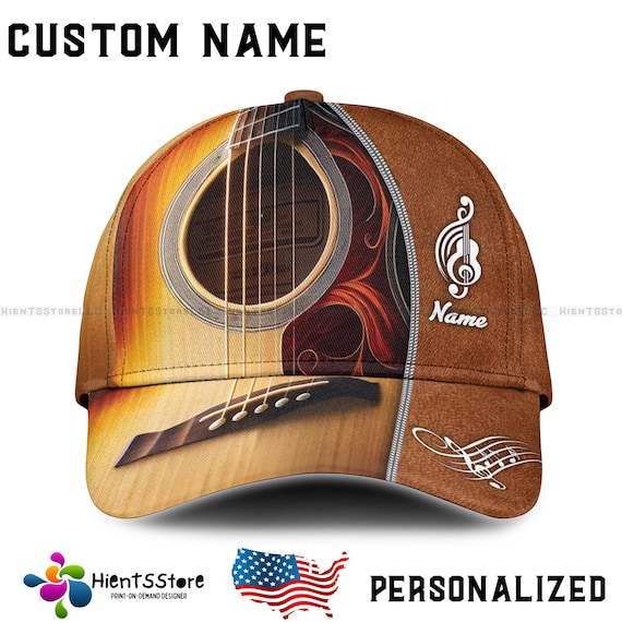 Custom Name 3D Print Baseball Cap for Music Lover, Perfect  display picture 2