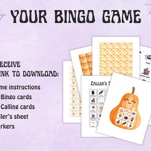 Halloween Bingo for Little Ones - Perfect Toddler Preschool Activity, Printable Bingo Cards (Instant Download, PDF)
