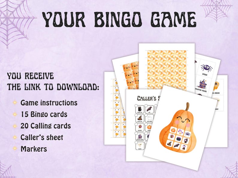 Halloween Bingo for Little Ones - Perfect Toddler Preschool Activity, Printable Bingo Cards (Instant Download, PDF)