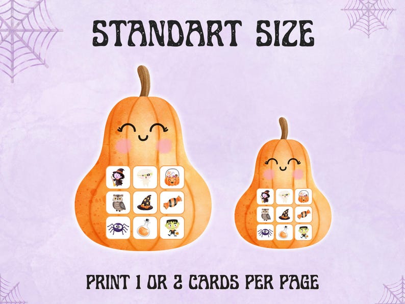 Halloween Bingo for Little Ones - Perfect Toddler Preschool Activity, Printable Bingo Cards (Instant Download, PDF)