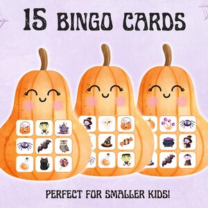 Halloween Bingo for Little Ones - Perfect Toddler Preschool Activity, Printable Bingo Cards (Instant Download, PDF)