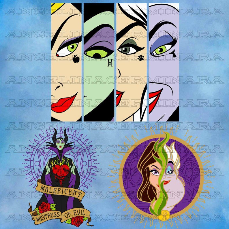 Halloween Princess Bundle Png, Trick or Treat PNG Bundle, Cartoon ...