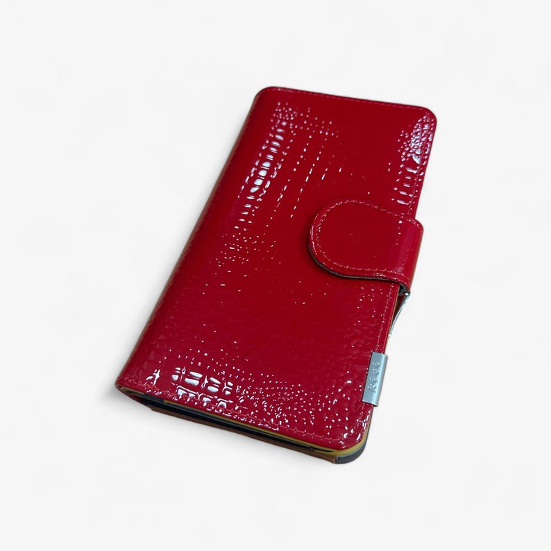 Cartera de piel roja: diseño elegante, compacto y perfecto para regalar. imagen 1