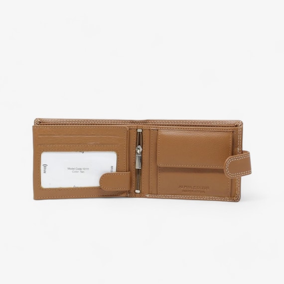 Portafoglio Piccolo Uomo In Pelle Aeronautica Militare Tg. S "Flag