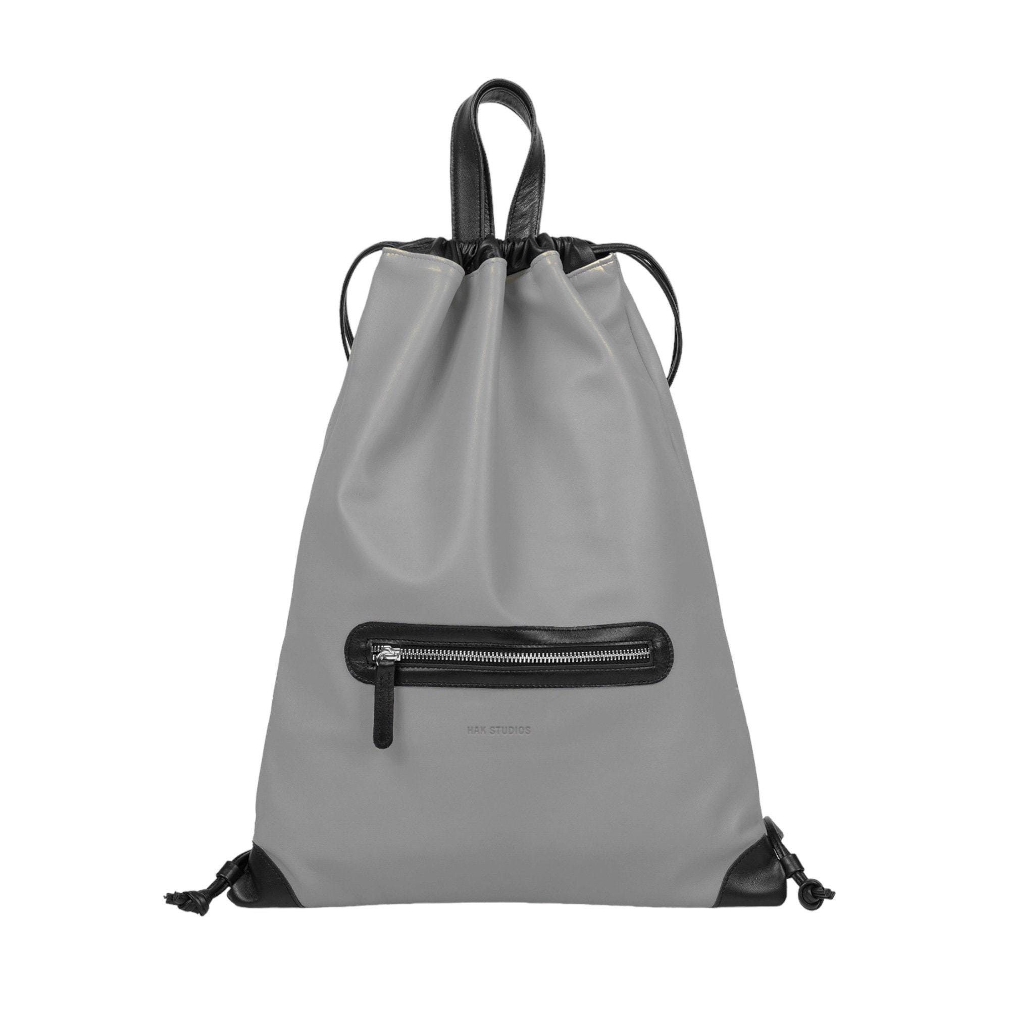 Leather Backpack in Gray – Subtle Elegance With Practical  display picture 2