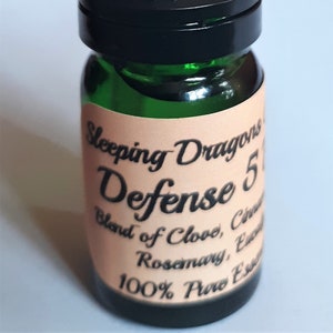 Defense 5 Pure Essential Oil Blend, 100% Essential Oils, compare to Thieves Oil, Immune Boosting Blend image 1