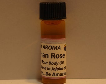 Bulgarian Rose Aromatherapy Perfume Oil, Uplifting Goddess Quality Therapeutic Perfume, All Natural Body Oil, Phthalate Free