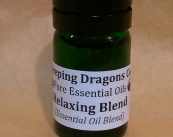 Relaxing Blend, Pure Essential Oils Blend, Aromatherapy Perfume, Therapeutic Grade, Rose, Orange, Tangerine, Lavender