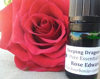 Pure Rose Edward Essential Oil, 100% Pure, 5mls Undiluted Cosmetic Essential Oil for perfumes, soaps, candles