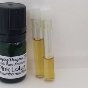 Pink Lotus Absolute, solvent extracted, Pink lotus absolute essential oil