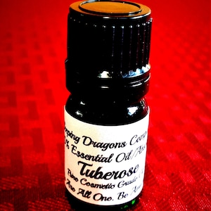 Tuberose Essential Oil 5ml | 100% Pure Cosmetic Absolute | Solvent Extracted | Rare Botanical Perfume Oil