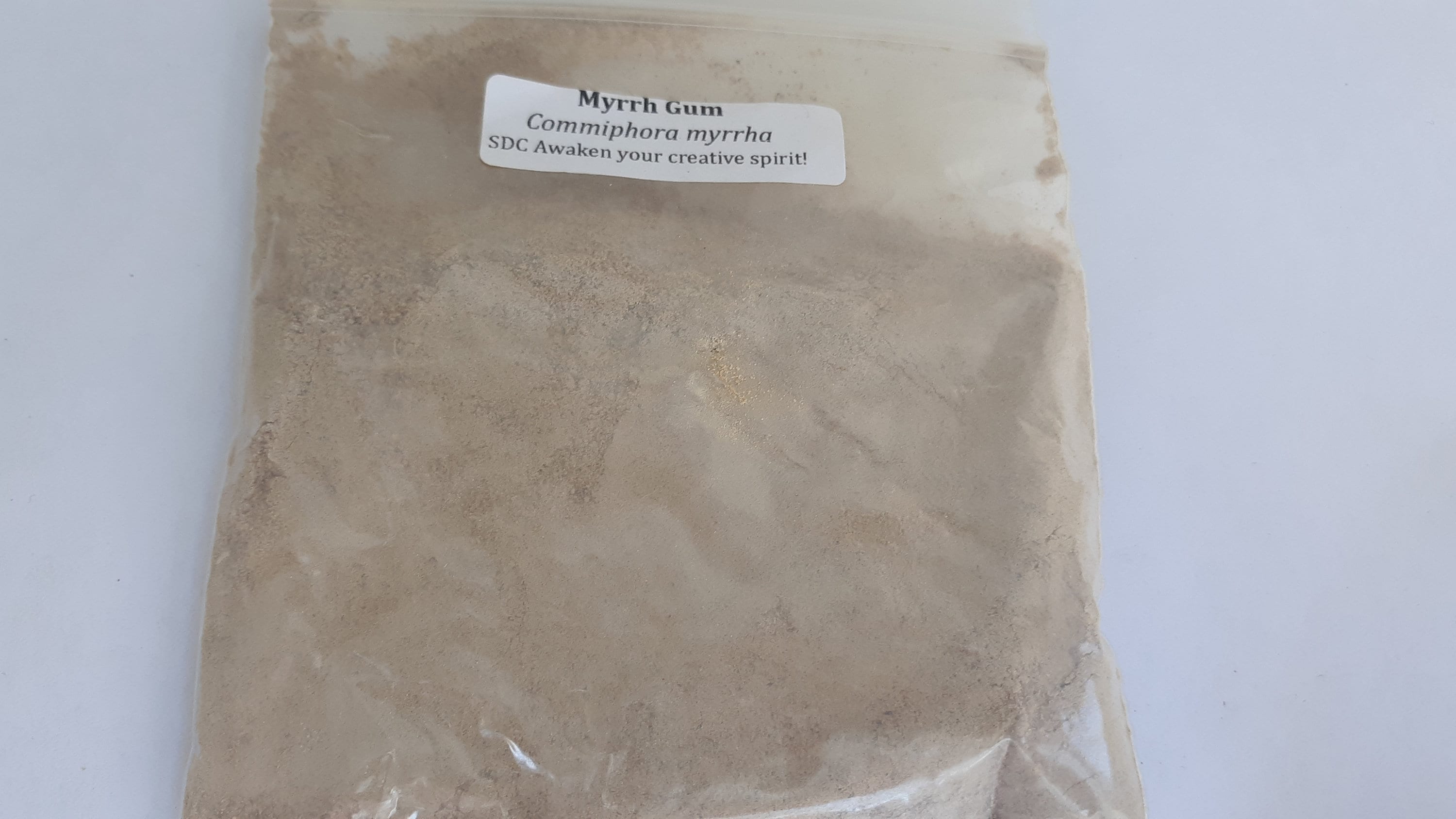 Myrrh Gum Powder, Commiphora Myrrha, Powder, Natural Incense, Burnables