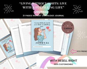 Dream Journal Canva Template: Manifestation Workbook (A4, PDF Download)