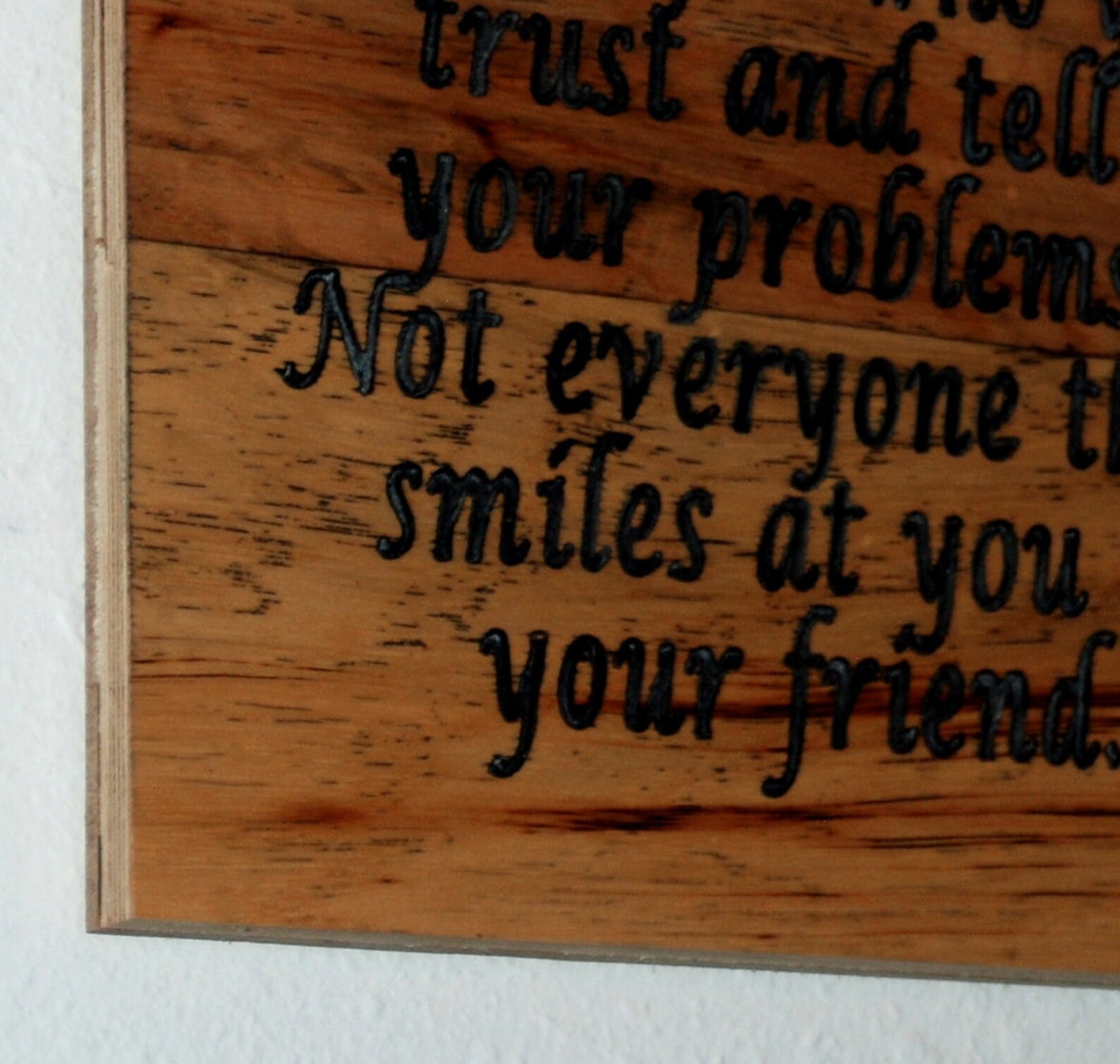 Be Careful Who You Trust And Tell Your Problems Not Everyone Etsy
