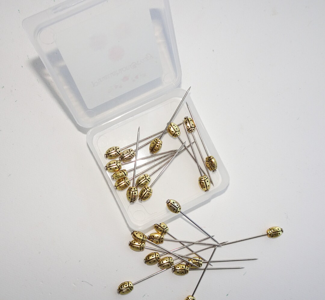 Bulk Ladybug Pins Decorative Pins 1 1/2 Counting Pins for Cross Stitch