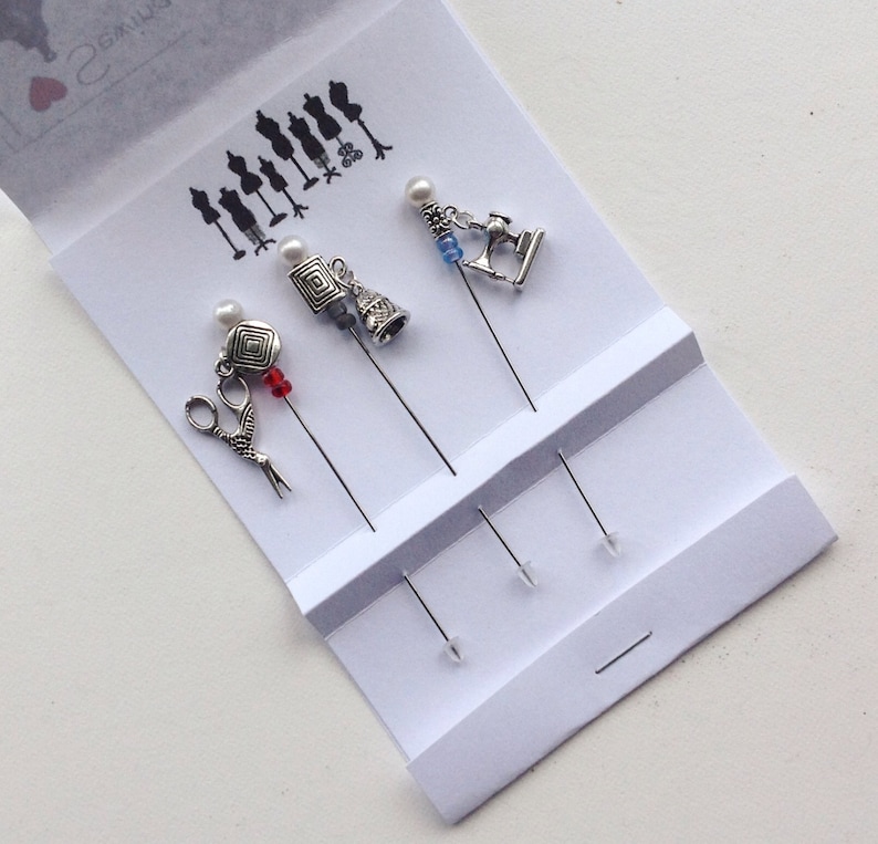 Sewing Themed Stick Pins Quilting Pins Scrapbooking Pins Etsy