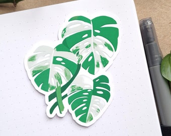 Monstera Deliciosa Sticker, Plant Lover Gift
