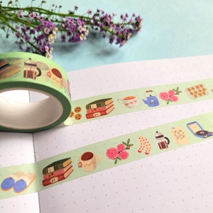 Washi Tape - Cozy Weekend, cute washi tape, cozy gift, scrapbooking, journaling tape