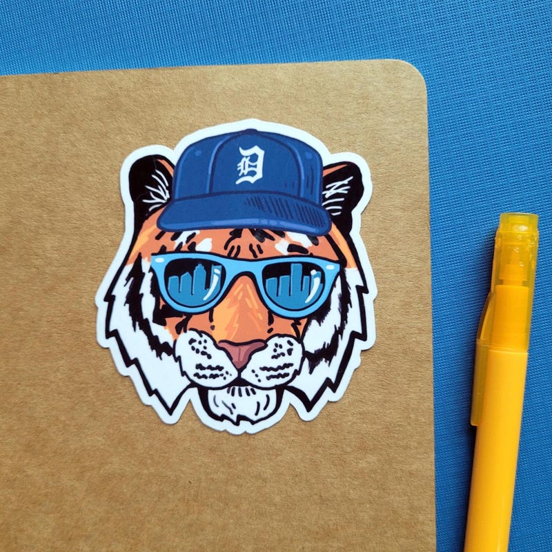 Detroit Native Sticker Detroit Stickers - Etsy