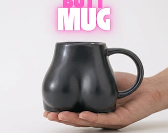 Body Mug: Curvy Ceramic Coffee Cup, Aesthetic Nude Shape, Minimalist Art Mug, Unique Gift, Wabi Sabi Home Decor