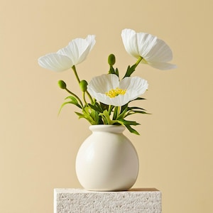 Japanse mini-keramische vaas - Wabi Sabi Ikebana Bud-vaas, kleine kleurrijke bloemenhouder voor minimalistisch interieur, bureau, plank en tafel