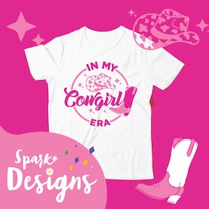 In My Cowgirl Era SVG PNG, Western png, Cowgirl Svg Png, Cowboy Boot png, Trendy Western , Retro Wavy Text, Cowgirl Sublimation T-shirt.