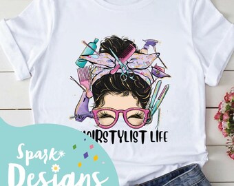 Hair Stylist Life Png, Hair Stylist Png, Hair Hustler Hand Clipart, Hairstyle Png, Barbershop Png, Sublimation Design, Hair Salon Png