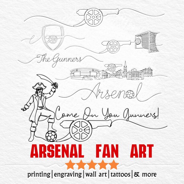 Arsenal Svg - Etsy UK