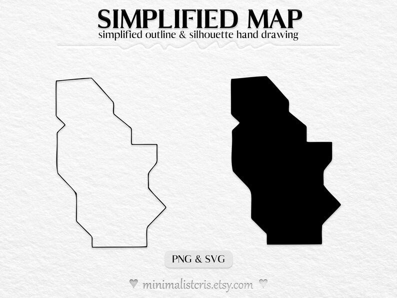 Serbia Map - Map of Serbia PNG & SVG Vector File [digital Download] - Etsy