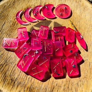 Witch Runes, Elder Futhark Runes, Viking Runes, color change runes