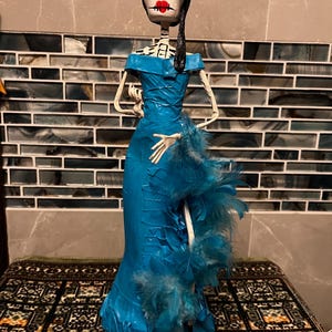 Catrina Day of the Dead doll, La Calavera Catrina, mexican paper mache doll