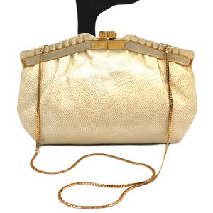 Bolso de mano vintage de piel de serpiente Karung de los años 70 y 80 - FINESSE La MODEL