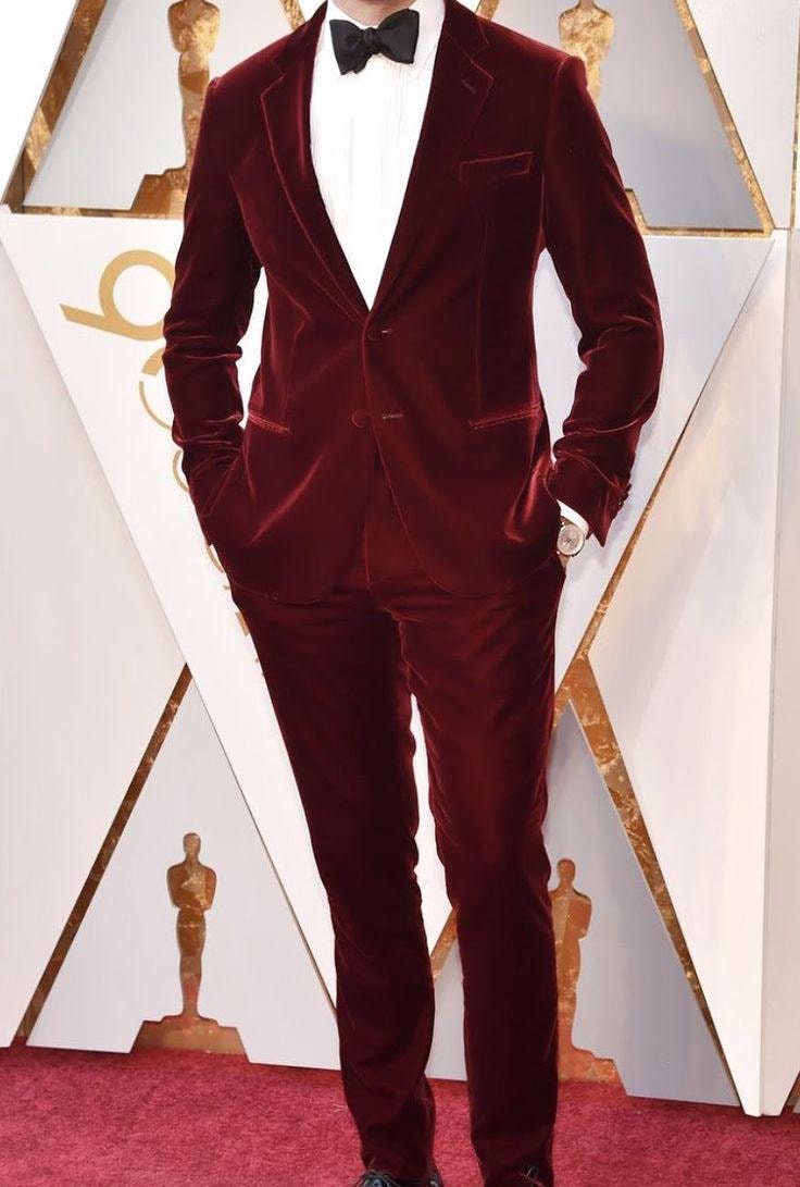 Mens red velvet sport coat hot sale