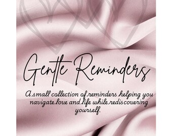 Self Love and Affirmation Ebook -  Gentle Reminders