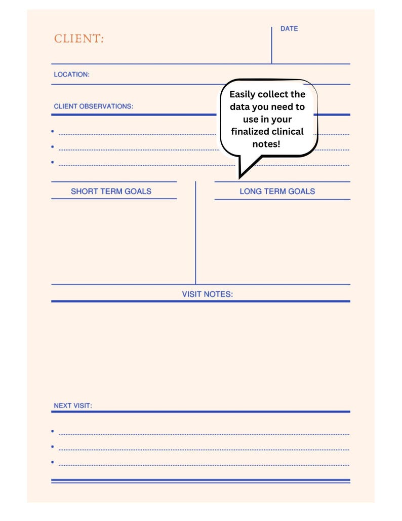 Case Management Social Work Worksheet Bundle Progress Notes and ...