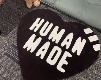 Human Made Heart Tuft Rug - Kaws, Hypebeast, Human Made