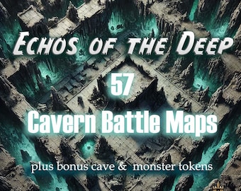 Ecos de las profundidades: mapas de batallas en cavernas