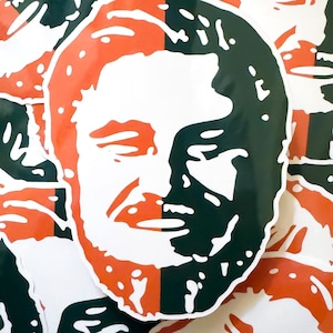 Miami Hurricanes x Big Daddy Sticker - Perfect for Game Days!