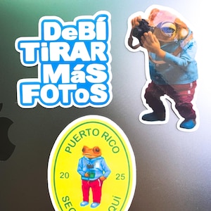 Bad Bunny Debí Tirar Más Fotos Stickers | 3 Unique Vinyl Decals