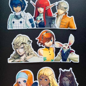 Metaphor ReFantazio Character Stickers - Perfect for Atlus RPG Fans