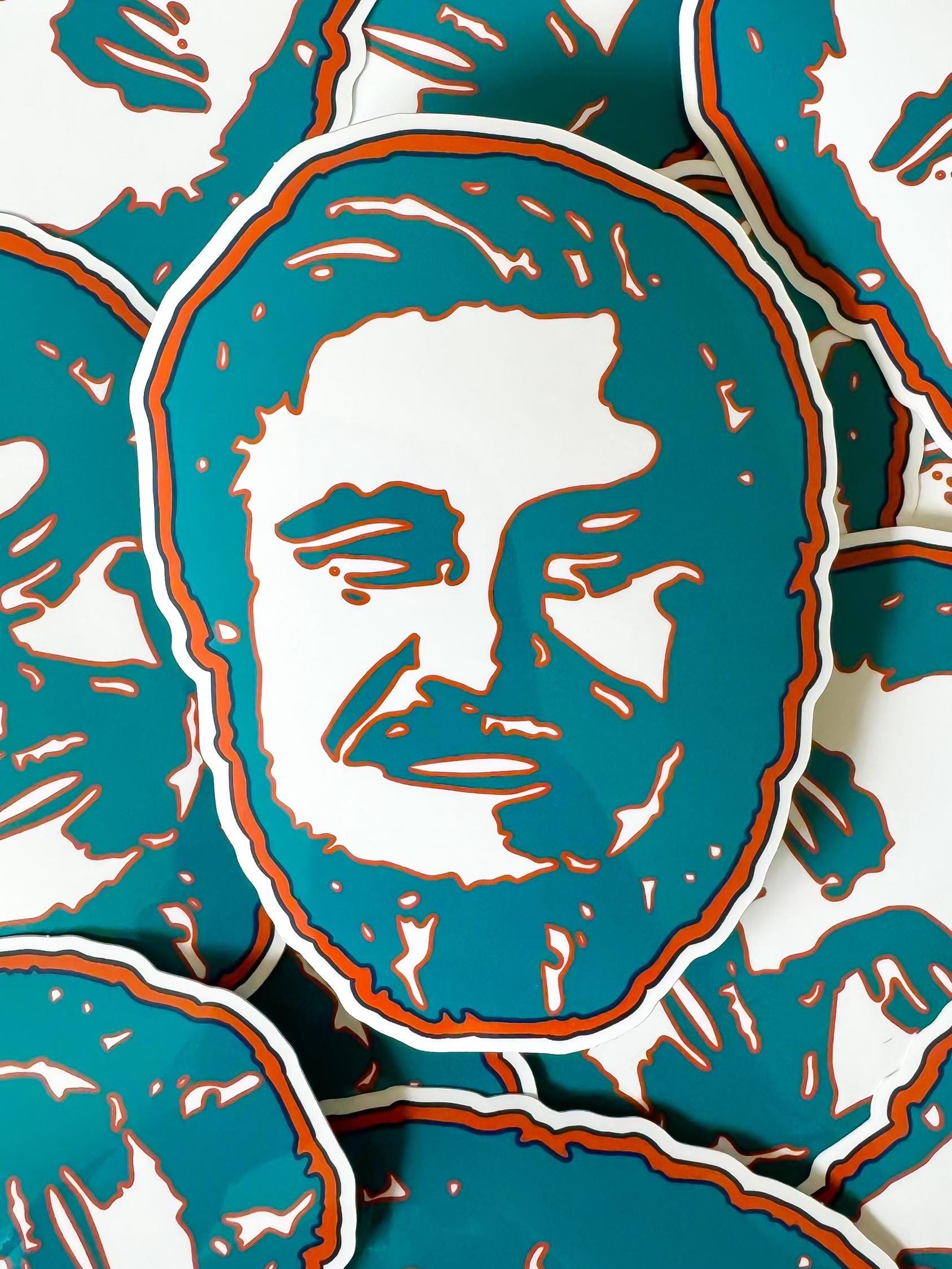 Miami Dolphins x Big Daddy Sticker - Perfect Vinyl Decal for Dolfans