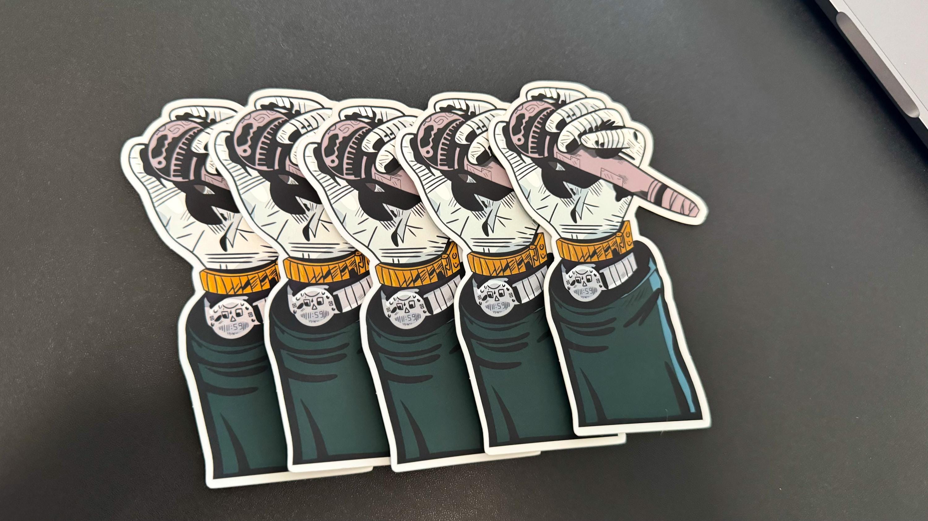 MF DOOM Mic Hand Sticker - Operation DOOMSDAY Cover Art - Etsy