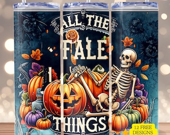 All the Fall Things Png Design Halloween Sublimation Designs Fall Vibes PNG Digital Download Sublimation Design Vintage Design Fall Grunge