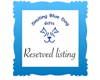Reserved listing- photo service only