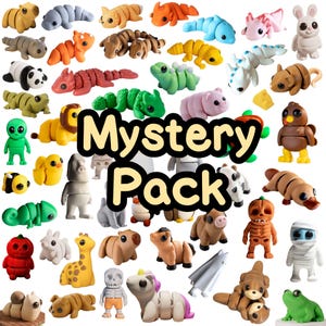3D Gedrucktes Fidget Spielzeug Pack: Stress Relief Sensorische Blind Tasche