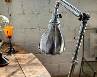Ki e Klair industrial lamp for architect/draftsman, vintage French