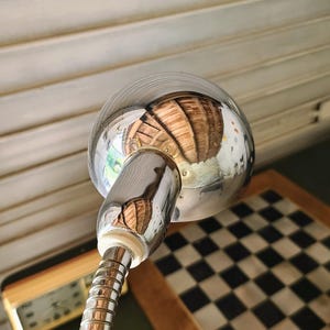 Vintage JUMO 215 Chrome Desk Lamp – 1950s – Fully Restored