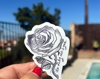 It’s Only Me & You Coming Up Roses Harry Styles Vinyl Sticker **FREE SHIPPING**